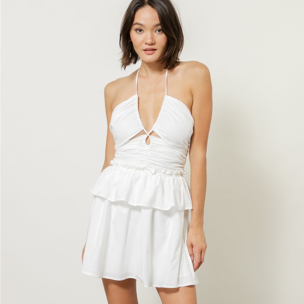 NWT Line & Dot Ella Mini White Dress